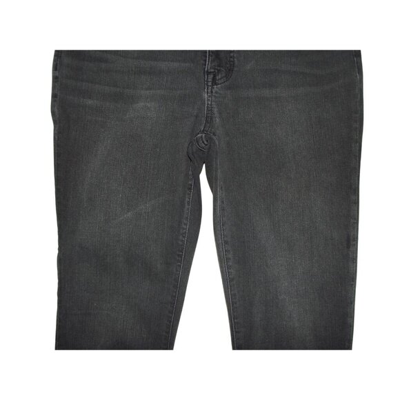 Madewell Roadtripper Jeans Womens 28 Dark Gray Black Ankle Mid Rise Skinny MB385 - Picture 6 of 14